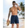 image:imageAPTRO Mens Swim Trunks 5 Inch with Compression Liner Board Shorts Quick Dry Bathing Suit Zipper PocketsBlue