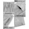 image:imageAPTRO Mens Swim Trunks 5 Inch with Compression Liner Board Shorts Quick Dry Bathing Suit Zipper PocketsGrey