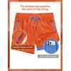 image:imageAPTRO Mens Swim Trunks 5 Inch with Compression Liner Board Shorts Quick Dry Bathing Suit Zipper PocketsOrange