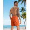 image:imageAPTRO Mens Swim Trunks 5 Inch with Compression Liner Board Shorts Quick Dry Bathing Suit Zipper PocketsOrange