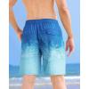 image:imageAPTRO Mens Swim Trunks 9 inch Bathing Suit Board Shorts with Zipper Pockets Swimming Swimsuit Beach Shorts Big and TallLr Blue Palm Tree