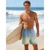 image:imageAPTRO Mens Swim Trunks with Compression Liner 5 inch Inseam Quick Dry 2 in 1 Swimming Board Shorts Beach with Zipper PocketsDusty Blue  Sage Ombre