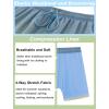 image:imageAPTRO Mens Swim Trunks with Compression Liner 5 inch Inseam Quick Dry 2 in 1 Swimming Board Shorts Beach with Zipper PocketsDusty Blue  Sage Ombre