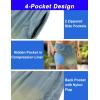 image:imageAPTRO Mens Swim Trunks with Compression Liner 5 inch Inseam Quick Dry 2 in 1 Swimming Board Shorts Beach with Zipper PocketsDusty Blue  Sage Ombre