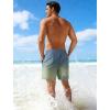 image:imageAPTRO Mens Swim Trunks with Compression Liner 5 inch Inseam Quick Dry 2 in 1 Swimming Board Shorts Beach with Zipper PocketsDusty Blue  Sage Ombre