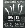 image:imageAPTRO Mens Swim Trunks with Compression Liner 5 inch Inseam Quick Dry 2 in 1 Swimming Board Shorts Beach with Zipper PocketsGrey Leaves