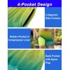 image:imageAPTRO Mens Swim Trunks with Compression Liner 5 inch Inseam Quick Dry 2 in 1 Swimming Board Shorts Beach with Zipper PocketsYellow Teal Fade