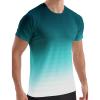image:imageMens Dry Fit Workout Shirts Quick Dry Performance Gym T Shirts for Men Athletic Running Training Top Tee Moisture WickingGreen to White