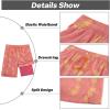 image:imageAPTRO 2 in 1 Mens Swim Trunks 9 with Zipper Pockets Bathing Suit Builtin Board Shorts Swimwear Long ShortsBs06 Pink Pineapple