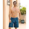 image:imageAPTRO 2 in 1 Mens Swim Trunks 9 with Zipper Pockets Bathing Suit Builtin Board Shorts Swimwear Long ShortsBs06 Totem Navy