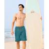 image:imageAPTRO 2 in 1 Mens Swim Trunks 9 with Zipper Pockets Bathing Suit Builtin Board Shorts Swimwear Long ShortsBs16 Cyan