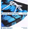 image:imageAPTRO Mens Swim Trunks 9 Quick Dry Bathing Suit Big amp Tall Beach SwimsuitsBlue Black Stripes