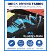 image:imageAPTRO Mens Swim Trunks 9 Quick Dry Bathing Suit Big amp Tall Beach SwimsuitsRainbow Palm Stripes