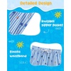 image:imageAPTRO 2 in 1 Boys Swim Trunks Quick Dry Kids Bathing Suits Zipper Pockets Board Shorts 516YG09 Fishing Hook