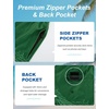 image:imageAPTRO Mens Swim Trunks 9 with Zipper Pockets Quick Dry Bathing Suit Swim Shorts Swimwear Beach Long ShortsZp04 Green Totem