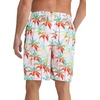 image:imageAPTRO Mens Swim Trunks 9 with Zipper Pockets Quick Dry Bathing Suit Swim Shorts Swimwear Beach Long ShortsZp08 Orange Palm
