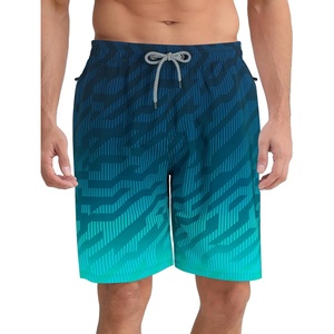 image:imageAPTRO Mens Swim Trunks 9 with Zipper Pockets Quick Dry Bathing Suit Swim Shorts Swimwear Beach Long ShortsZp07 Green Diagonal