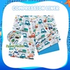 image:imageAPTRO Boys Swim Trunks with Compression Liner Zipper Pockets Quick Dry 4Way Stretch Kids Swim ShortsHl02 Car