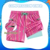 image:imageAPTRO Boys Swim Trunks with Compression Liner Zipper Pockets Quick Dry 4Way Stretch Kids Swim ShortsHl04 Pink Star