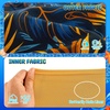 image:imageAPTRO Boys Swim Trunks with Compression Liner Zipper Pockets Quick Dry 4Way Stretch Kids Swim ShortsHl05 Orange Palm