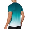 image:imageAPTRO Mens Dry Fit Workout Shirts Quick Dry Performance Gym T Shirts for Men Athletic Running Training TopGreen to White