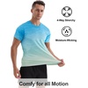 image:imageAPTRO Mens Dry Fit Workout Shirts Quick Dry Performance Gym T Shirts for Men Athletic Running Training TopLight Bluegreen