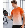image:imageAPTRO Mens Dry Fit Workout Shirts Quick Dry Performance Gym T Shirts for Men Athletic Running Training TopOrange