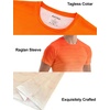 image:imageAPTRO Mens Dry Fit Workout Shirts Quick Dry Performance Gym T Shirts for Men Athletic Running Training TopOrange