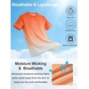image:imageAPTRO Mens Dry Fit Workout Shirts Quick Dry Performance Gym T Shirts for Men Athletic Running Training TopOrange