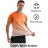 image:imageAPTRO Mens Dry Fit Workout Shirts Quick Dry Performance Gym T Shirts for Men Athletic Running Training TopOrange