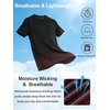 image:imageAPTRO Mens Dry Fit Workout Shirts Quick Dry Performance Gym T Shirts for Men Athletic Running Training TopWine Red