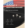 image:imageAPTRO Mens Workout Shirts Quick Dry Athletic Gym TShirts  Moisture Wicking Short Sleeve Performance Running Tees for MenBlack Us Flag