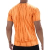 image:imageAPTRO Mens Workout Shirts Quick Dry Athletic Gym TShirts  Moisture Wicking Short Sleeve Performance Running Tees for MenOrange Camo