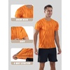 image:imageAPTRO Mens Workout Shirts Quick Dry Athletic Gym TShirts  Moisture Wicking Short Sleeve Performance Running Tees for MenOrange Camo