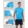 image:imageAPTRO Mens Workout Shirts Quick Dry Athletic Gym TShirts  Moisture Wicking Short Sleeve Performance Running Tees for MenSky Blue
