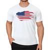 image:imageAPTRO Mens Workout Shirts Quick Dry Athletic Gym TShirts  Moisture Wicking Short Sleeve Performance Running Tees for MenWhite Us Flag