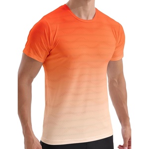image:imageAPTRO Mens Dry Fit Workout Shirts Quick Dry Performance Gym T Shirts for Men Athletic Running Training TopOrange