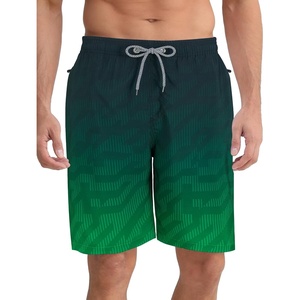 image:imageAPTRO Mens Swim Trunks 9 with Zipper Pockets Quick Dry Bathing Suit Swim Shorts Swimwear Beach Long ShortsZp07 Grass Green Diagonal