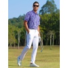 image:imageAPTRO Golf Shirts for Men Moisture Wicking Hawaiian Polo Shirts Dry Fit with Print and Short SleeveP02 Purple Floral