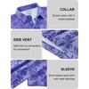 image:imageAPTRO Golf Shirts for Men Moisture Wicking Hawaiian Polo Shirts Dry Fit with Print and Short SleeveP02 Purple Floral