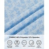 image:imageAPTRO Golf Shirts for Men Moisture Wicking Hawaiian Polo Shirts Dry Fit with Print and Short SleeveP03 Light Blue Floral