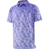 image:imageAPTRO Golf Shirts for Men Moisture Wicking Hawaiian Polo Shirts Dry Fit with Print and Short SleeveP02 Purple Floral