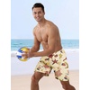 image:imageAPTRO 2 in 1 Mens Swim Trunks 7 Mens Bathing Suit Board Shorts with Zipper Pockets Quick Dry Swim ShortsA7 Eagle and the American Flag