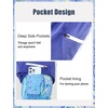 image:imageAPTRO 2 in 1 Mens Swim Trunks 7 Mens Bathing Suit Board Shorts with Zipper Pockets Quick Dry Swim ShortsA8 Purple Pattern