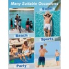 image:imageAPTRO Mens Swim Trunks 9 inch Bathing Suit Big amp Tall Swim Shorts  Quick Dry Breathable Fabric Elastic Waistband with Drawstring Swimsuits for Beach Swimming Vacation PartyZp09 Blue Palm