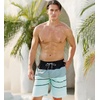 image:imageAPTRO Mens Swim Trunks 9 inch Bathing Suit Big amp Tall Swim Shorts  Quick Dry Breathable Fabric Elastic Waistband with Drawstring Swimsuits for Beach Swimming Vacation Party1703 Stripes Cream
