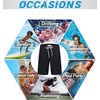 image:imageAPTRO Mens Swim Trunks 9 inch Bathing Suit Big amp Tall Swim Shorts  Quick Dry Breathable Fabric Elastic Waistband with Drawstring Swimsuits for Beach Swimming Vacation Party17 Solid Black