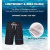 image:imageAPTRO Mens Swim Trunks 9 inch Bathing Suit Big amp Tall Swim Shorts  Quick Dry Breathable Fabric Elastic Waistband with Drawstring Swimsuits for Beach Swimming Vacation PartyHw016anchor