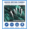 image:imageAPTRO Mens Swim Trunks 9 inch Bathing Suit Big amp Tall Swim Shorts  Quick Dry Breathable Fabric Elastic Waistband with Drawstring Swimsuits for Beach Swimming Vacation PartyH015 Palm Green