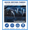 image:imageAPTRO Mens Swim Trunks 9 inch Bathing Suit Big amp Tall Swim Shorts  Quick Dry Breathable Fabric Elastic Waistband with Drawstring Swimsuits for Beach Swimming Vacation PartyH14 Palm Blue